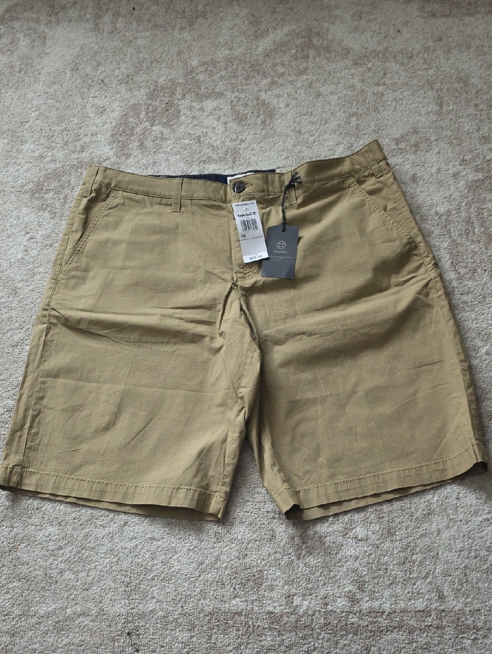 Timberland Men's Tan Chino Shorts